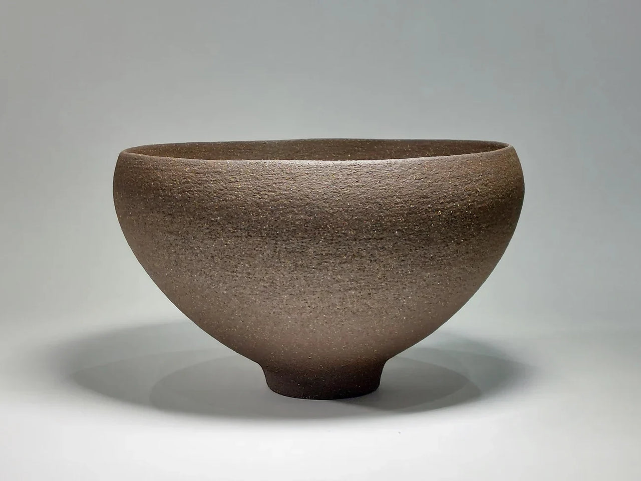 Black Ceramic Bowl - Contemporary Sculptural Form
