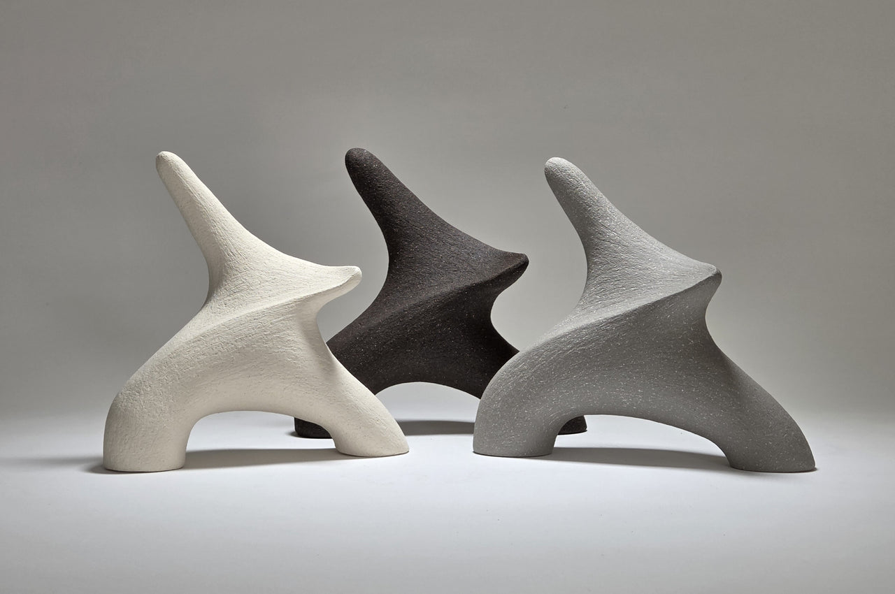 Disco - Hand-Built Stoneware Sculptures