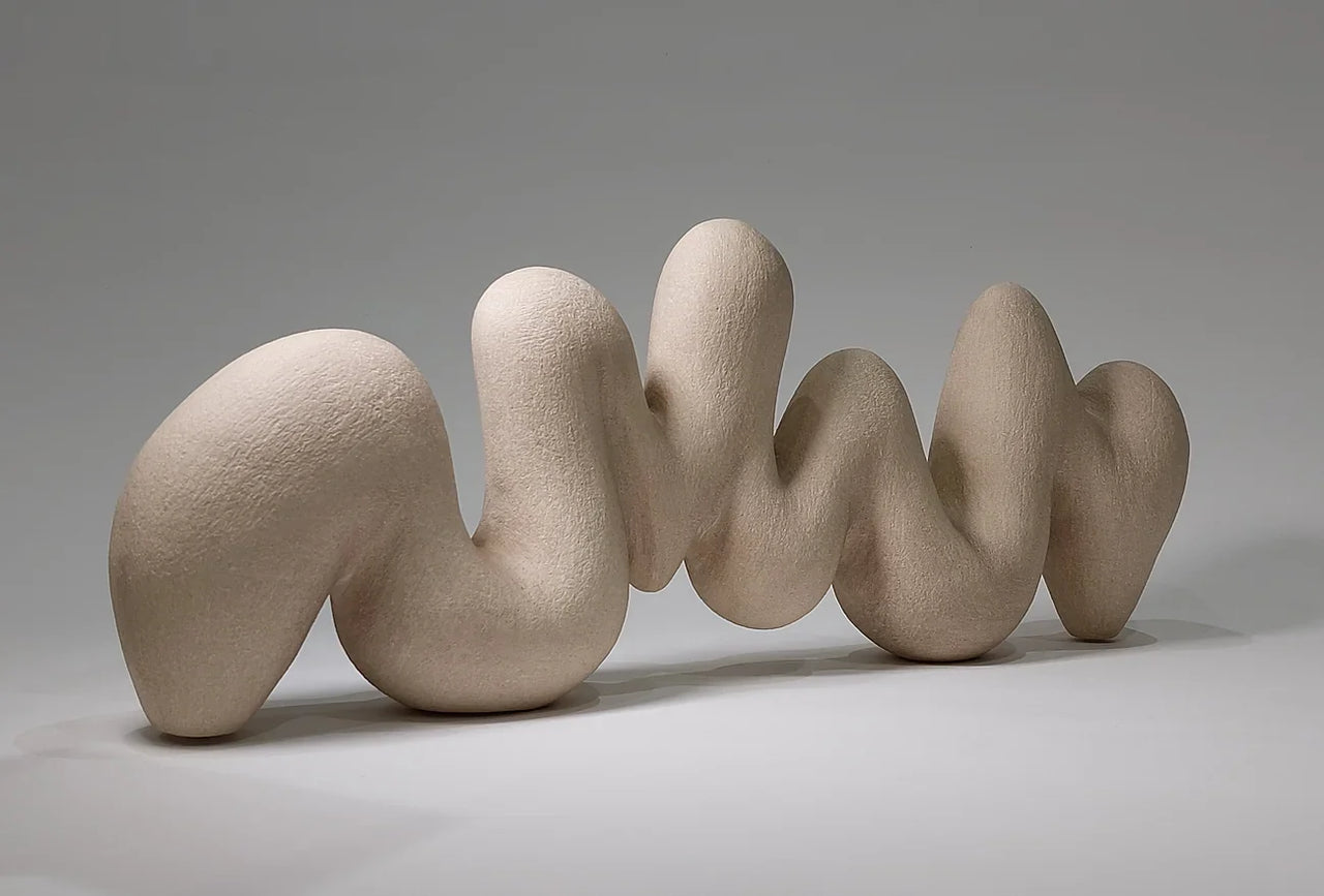 Rhythm Form - Hand-Built Ceramic Sculpture