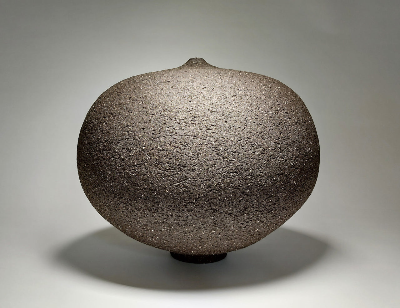 Sculptural Ceramic Vessel - Large Black Form