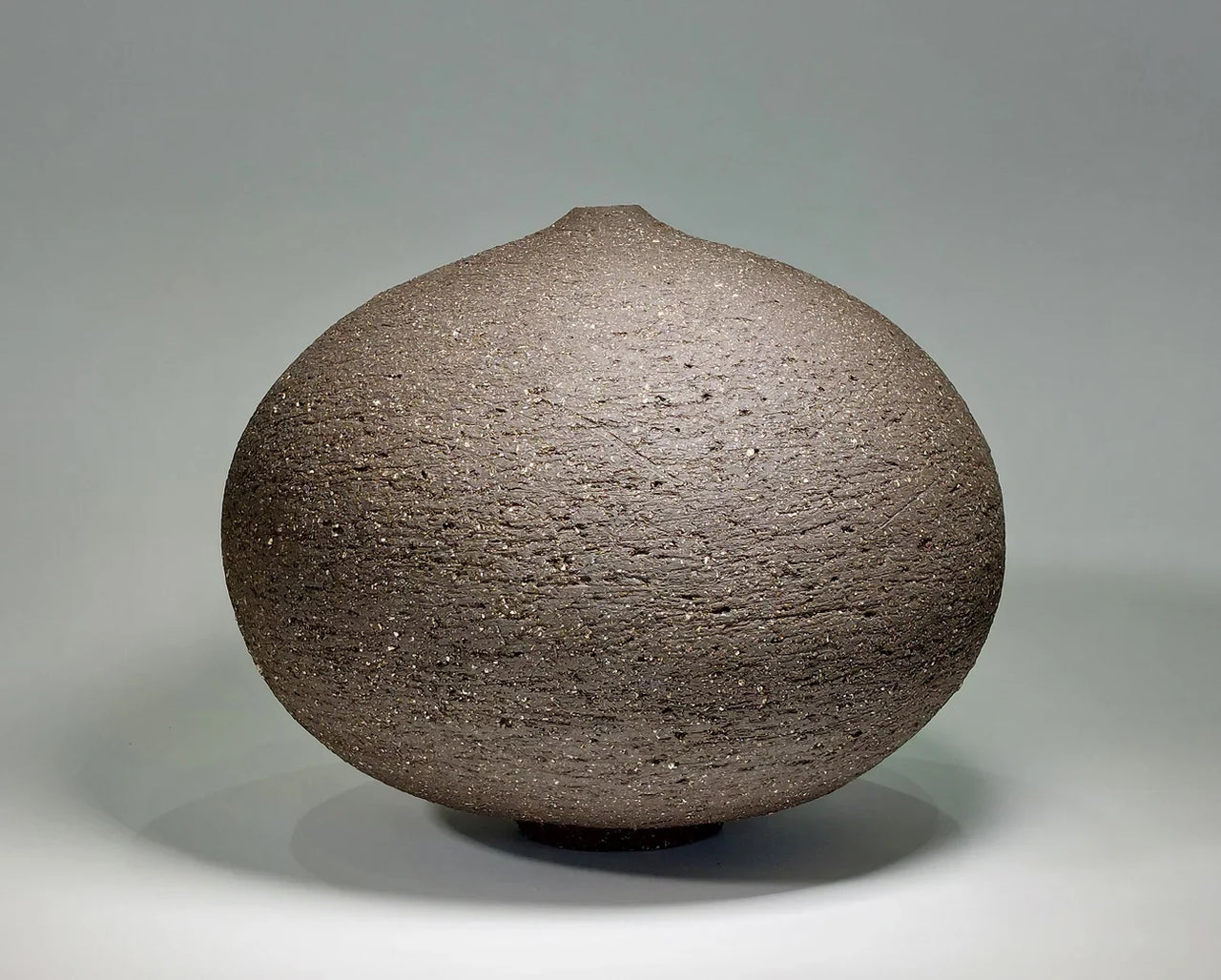 Sculptural Ceramic Vessel - Large Black Form