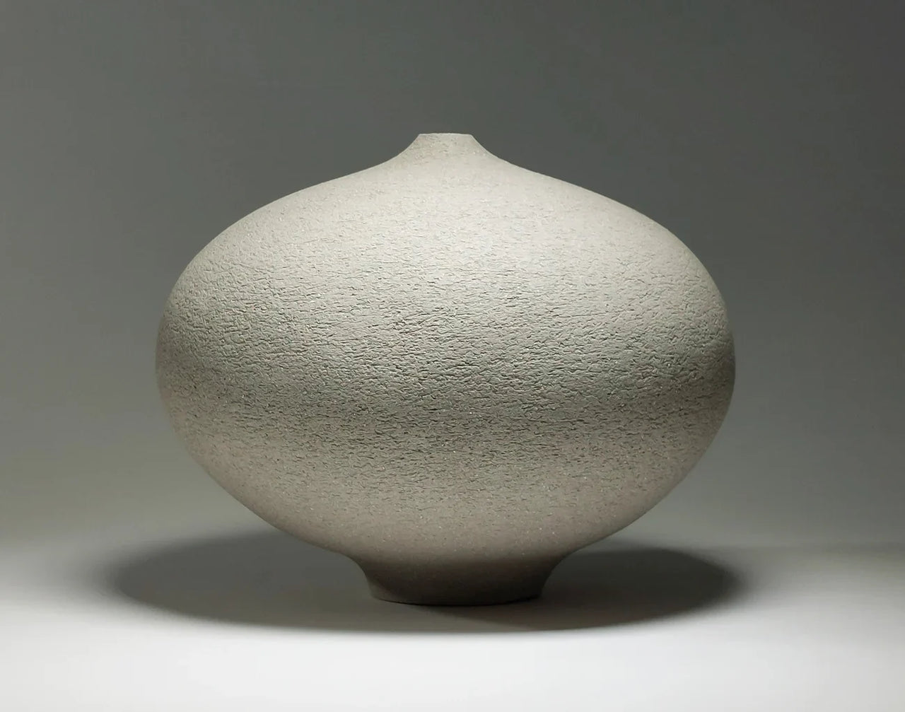 Sculptural Ceramic Vessel - Small Grey Form